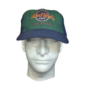 Vintage 90’s Hard Rock Cafe San Antonio Tri Colored SnapBack Hat